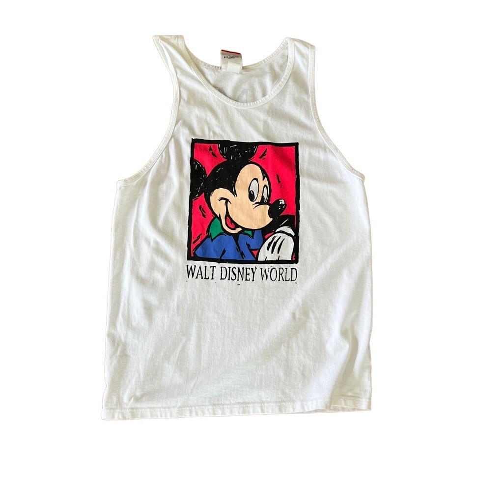 Official Walt Disney World Mickey Mouse Vintage 90s Tank Top