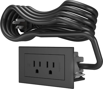 Legrand Wiremold RD2RBK10 radiant Furniture Power Center, Recessed Power Strip,