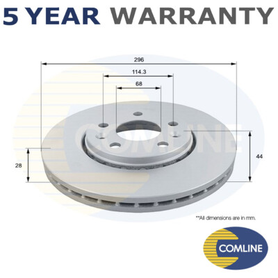 Comline Front Brake Disc Fits Vivaro 2014- Trafic 2014- 1.6 CDTi D dCi #1