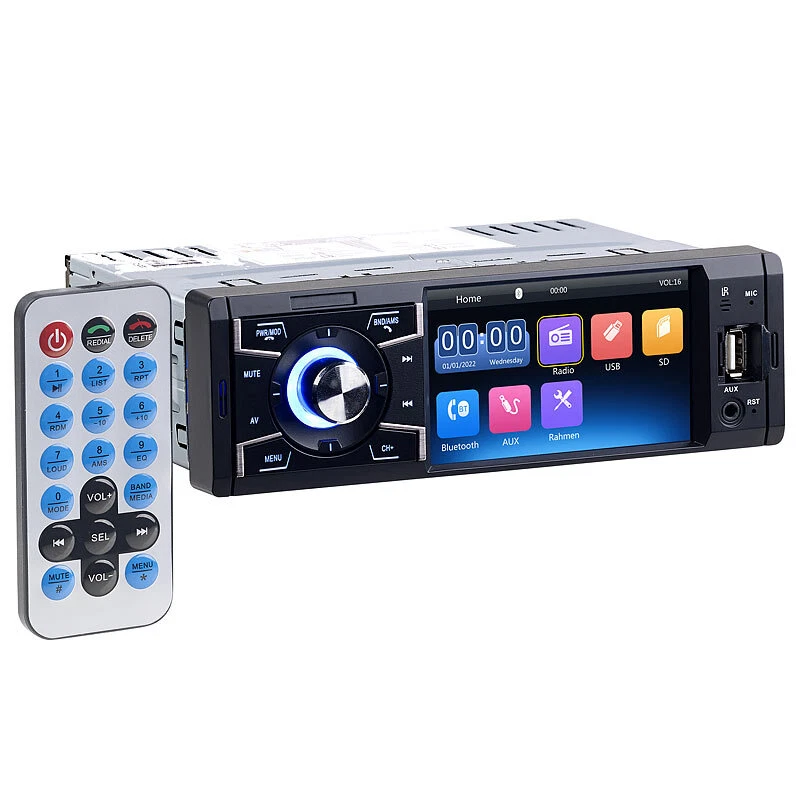 Creasono MP3-Autoradio mit TFT-Farbdisplay, Bluetooth, Freisprecher, 4x 45 Watt - Bild 2 von 4