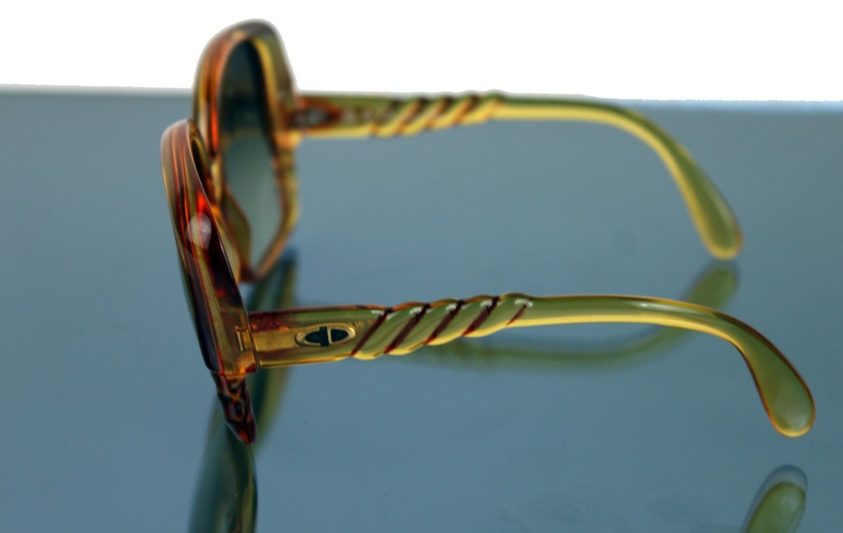 CHRISTIAN DIOR 206430 Brown Sunglasses Vintage 80's Stylish