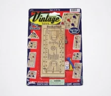 Vintage Toys Basketball Wood Board Peg Game JA-RU Inc. 2014 Classic Toys NEW