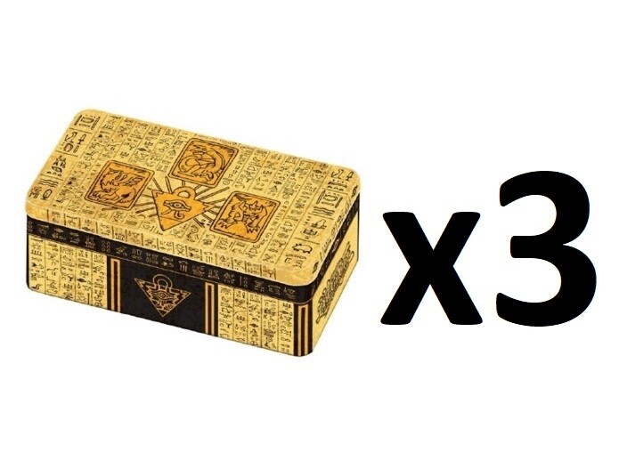 2022 YuGiOh TCG English Tin of the Pharaoh's Gods x 3 TINS IN STOCK NOW!