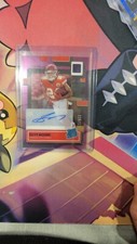 2022 Clearly Donruss Skyy Moore Rated Rookie Auto/175 RC Rookie Card Chiefs