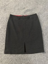 Banana Republic Skirt 6 Black Polka Dot Zipper Used