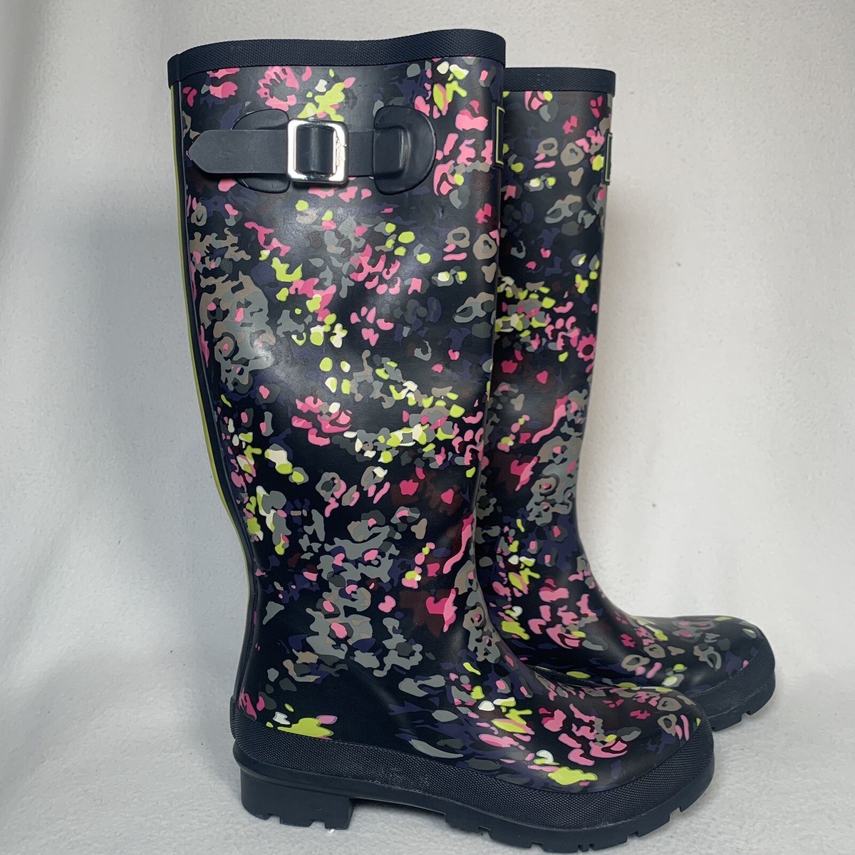 Merrell Joules Rain Boots Joules Women's Size Welly Print Rain