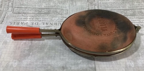 Vintage LA COTTA Pan La Salute E Nella Cotta fornello in terracotta Made in Italy - Foto 5 di 8