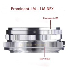 Focus Helicoid adapter for Voigtlander Prominent 50mm Lens to Sony NEX Camera