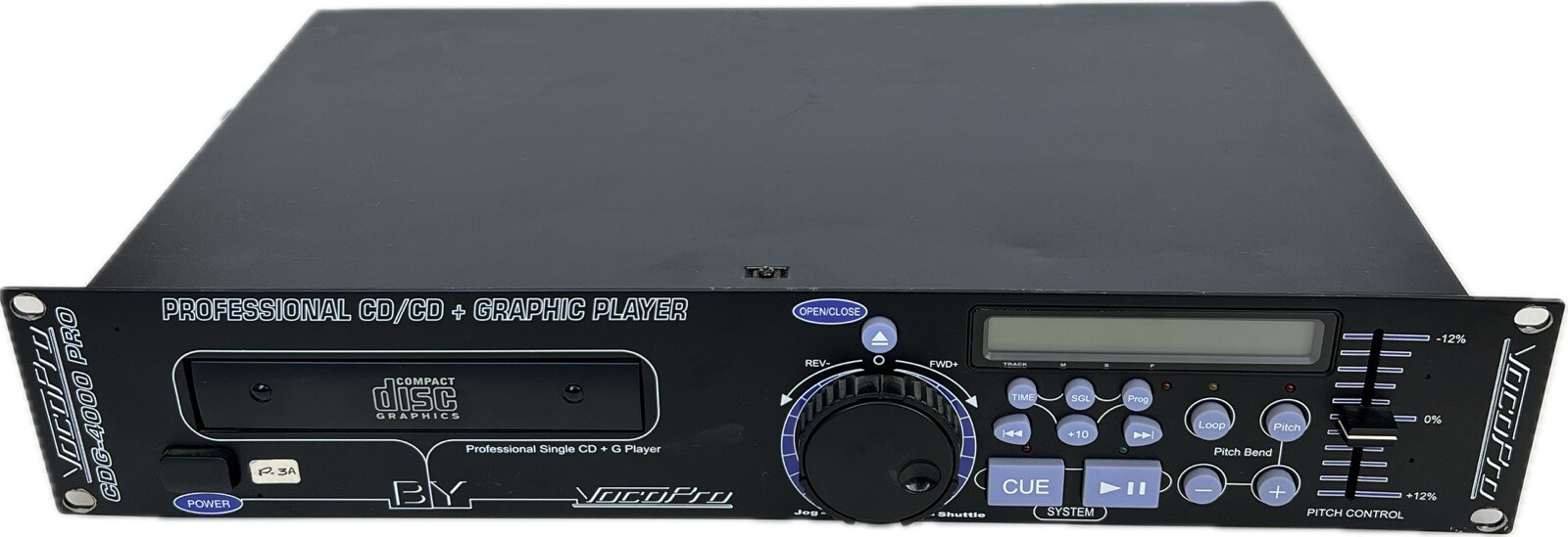 VocoPro Cdg 4000 Professional CD/CD+G Player with DSP Pitch Control