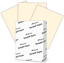 8.5” X 11” Ivory Colored Cardstock Paper, 67Lb Vellum Bristol, 147Gsm, 250 Sheet