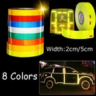 Reflective Stickers Night Safety Warning Self Adhesive Reflector High Visibility