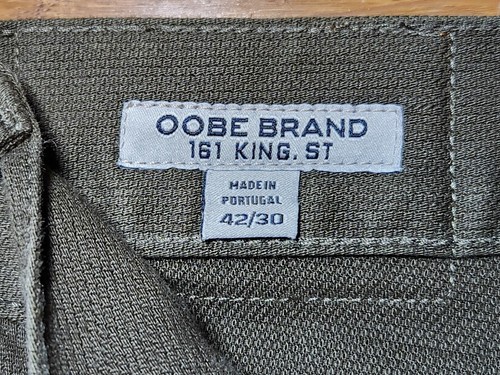 Oobe Brand Tapered Cabril Bedford Cord 5 Pocket, Farbe: Bark, 42x30, Neu mit Etikett NEU - Bild 9 von 11