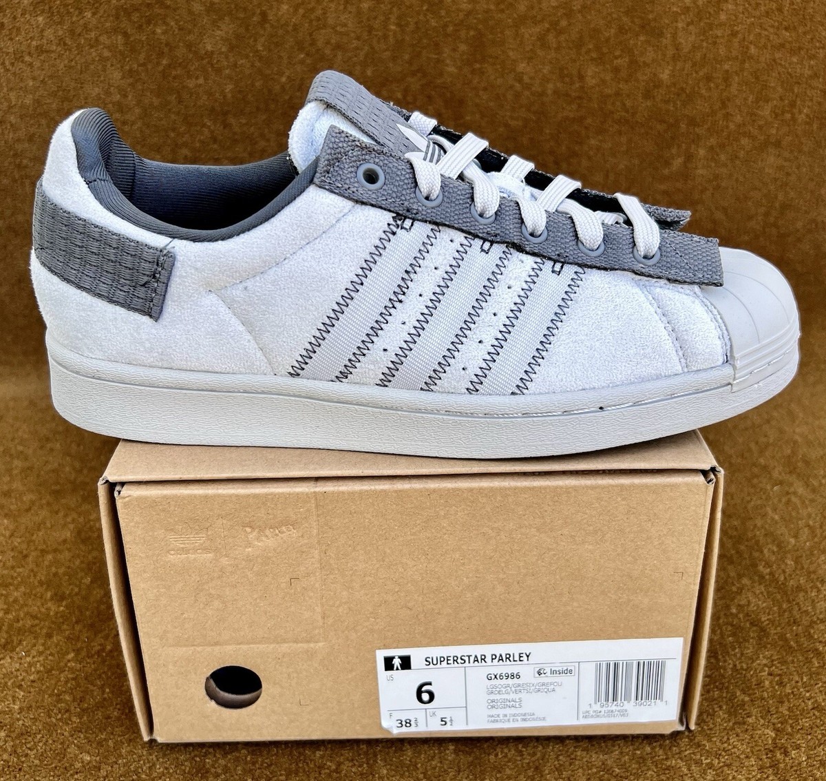 adidas Superstar Parley Grey Shoes Men's 6 US / Women's 7