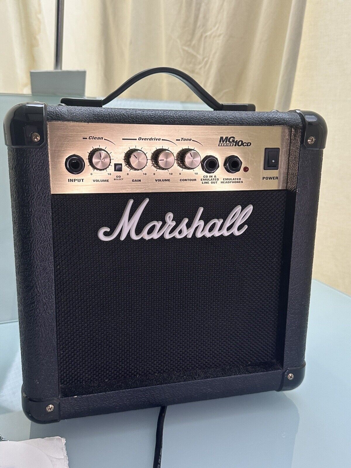 Marshall 2 Channel SPK Out 8 Ohm Amp MG10G Practice Combo Amplifier 6.5 Speaker