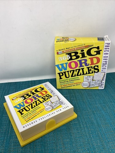 Workman Page A Day 17 Puzzle Calendar 365 Big Word Puzzles Nos Qbskt Ebay