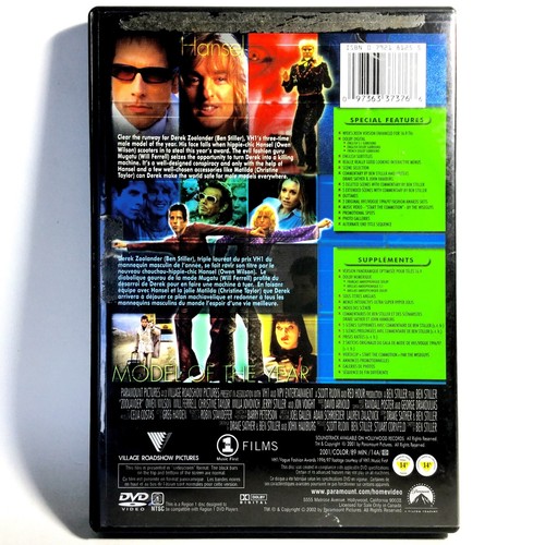Zoolander (DVD, 2001, Widescreen) Ben Stiller Owen Wilson Will Ferrell - Picture 2 of 3