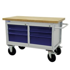 ADB mobile Werkbank Werktisch Werkstatt Rollwagen Werkstattwagen 6 Schubladen