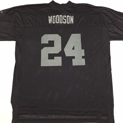Reebok NFL RAIDERSゲームシャツ リーボック☆NFL Raiders/レイダース☆アメフトゲームシャツ☆黒