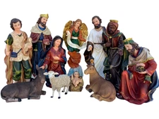 Nacimiento Navideño De 11 Pcs  19"  Religious Figure Nativity Complete Scene