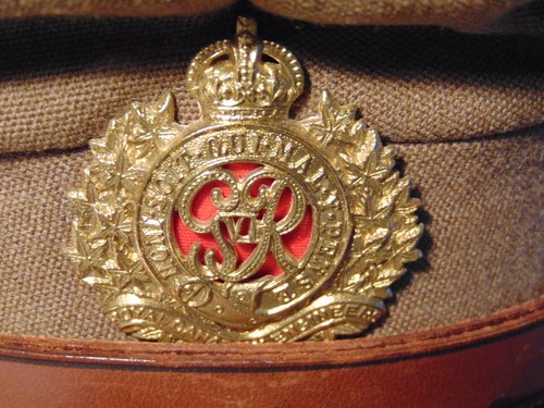 Cappello CANADA WW2 RCE INGEGNERI REALI CANADESI con distintivo SCULLY - Foto 8 di 11