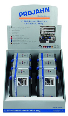 Mini-Steckschlüssel- und Bit-Box metrisch 6,3