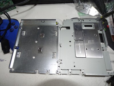 Sega Dreamcast HKT-3020 Model 1 ONLY-Top & Bottom MB Metal Plate Heat Sink-Clean
