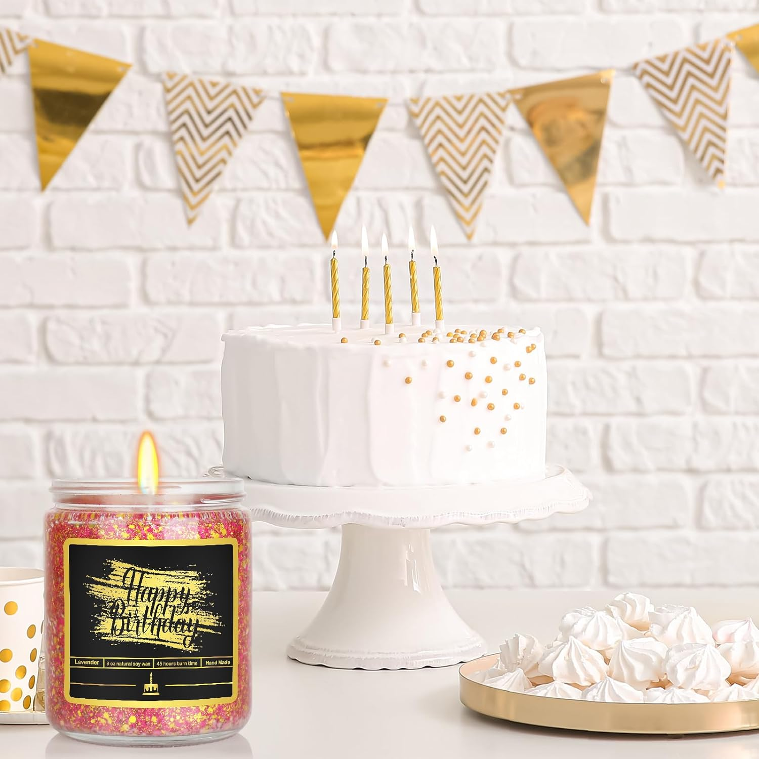 Happy Birthday Candle Birthday Glitter Candle Gifts Birthday Gifts