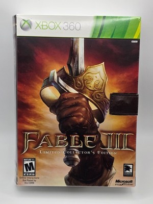 Fable III 3 Limited Collector's Edition (Xbox 360, 2010) Brand New Sealed