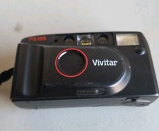 Vivitar PS:135 Vintage Film Camera Point shoot With Case Tested Works.