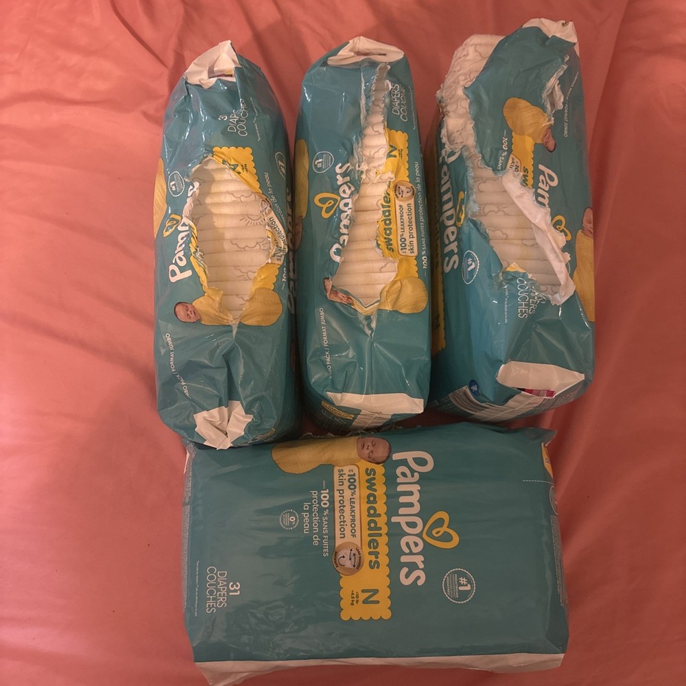 Pampers Swaddles Size N All Opened To Scan For Pampers Club