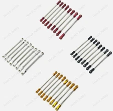 For 1/10 YK4106 YK4107 RC Crawler Car Metal Adjustable chassis Tie Rod Link Set
