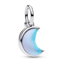 Pandora Schmuck Silber Charm-AnhäNger Halbmond Zweiteilig 794272C01