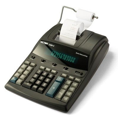 12 Digit Extra Heavy Duty Commercial Printing Calculator Victor 14604