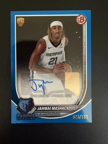 2025 Bowman Basketball Blue Border Jahmai Mashack #RVA-JM