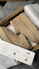 UGG Classic Ultra Mini Plateau 3cm 38 Sand Frauen Damen Winterstiefel Fell Neu