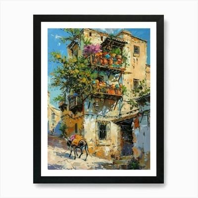 Street Scene 2 Art Print Framed Wall Art Poster Canvas Print Picture