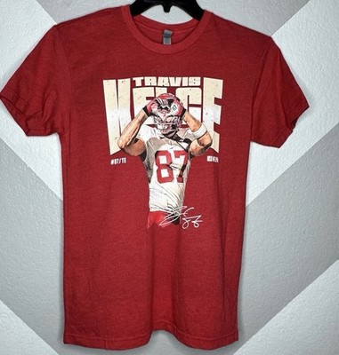 Next level Travis Kelce Kansas City Chiefs Heart Ree Shirt Size Small NFL