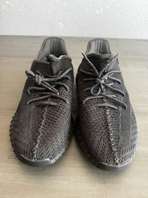Adidas Yeezy Boost 350 V2 Black Static Non-Reflective Men's Size 11