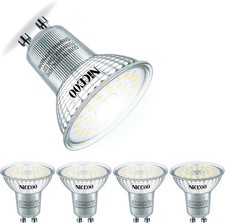 GU10 7W LED Dimmable Light Bulb, Equivalent 75W Halogen, 5000K Daylight White...