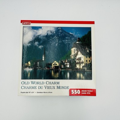 1999 Hoyle 550 Piece Jigsaw Puzzle #8588 Old World Charm   Factory Sealed
