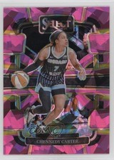 2024 Panini Select WNBA Concourse Pink Ice Prizm Chennedy Carter #29 06y2