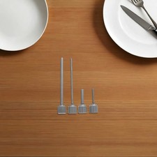 4 beccucci erogatori per panna montata: set di beccucci in acciaio inossidabile