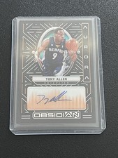 Panini Obsidian Aurora Autographs Tony Allen Memphis Grizzlies Auto 2021-22