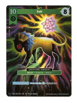 Sak ALTERNATE ART 222/212 MZ2 Metazoo TCG 2025 Torrential Tides A2