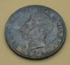 1934 1 Sucre ECUADOR  Phila  World Silver Coin