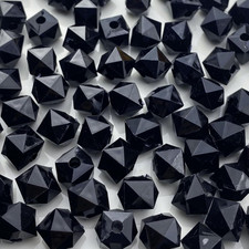 100Pcs 12Mm Acrylic Cube Faceted Beads Colorful Square Plastic Spacer Beads Loos