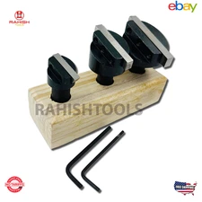 New Fly Cutter Set Cutting Milling Hardened Tool Bit 1/2''Shank 3/4'' To 1-1/2''