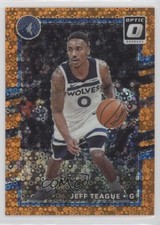 2017 Panini Donruss Optic Fast Break Orange Prizm 169/193 Jeff Teague #90 0i21