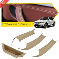 For 10-17 Bmw X3 X4 F25 F26 Interior Door Handle Cover Pull Trim Blackbeige