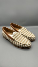 G.H. BASS WOMENS WHITNEY VENETIAN NAUTICAL WEEJUNS LOAFER Color Tan